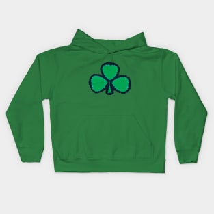 Tie Dye Shamrock Saint Patricks Day Irish Kids Hoodie